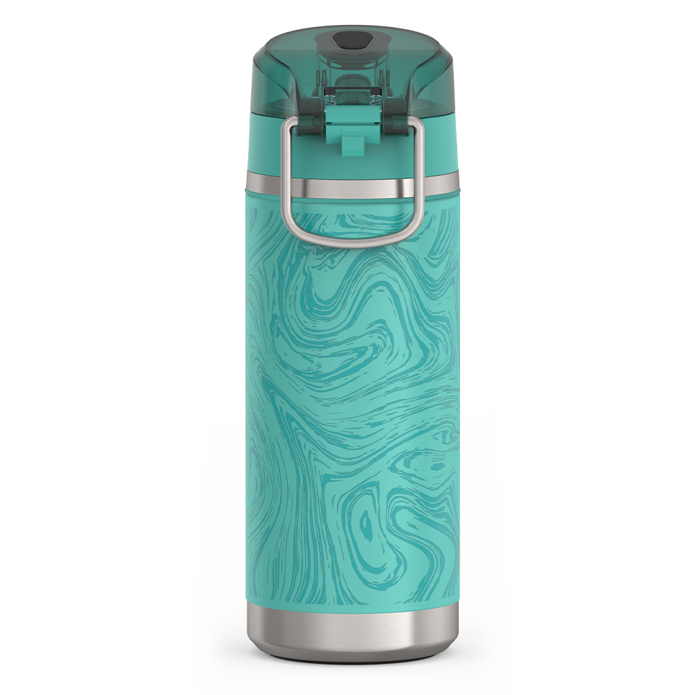 18oz Icon  Kids Water Bottle With Spout Lid - Marble - Image 4